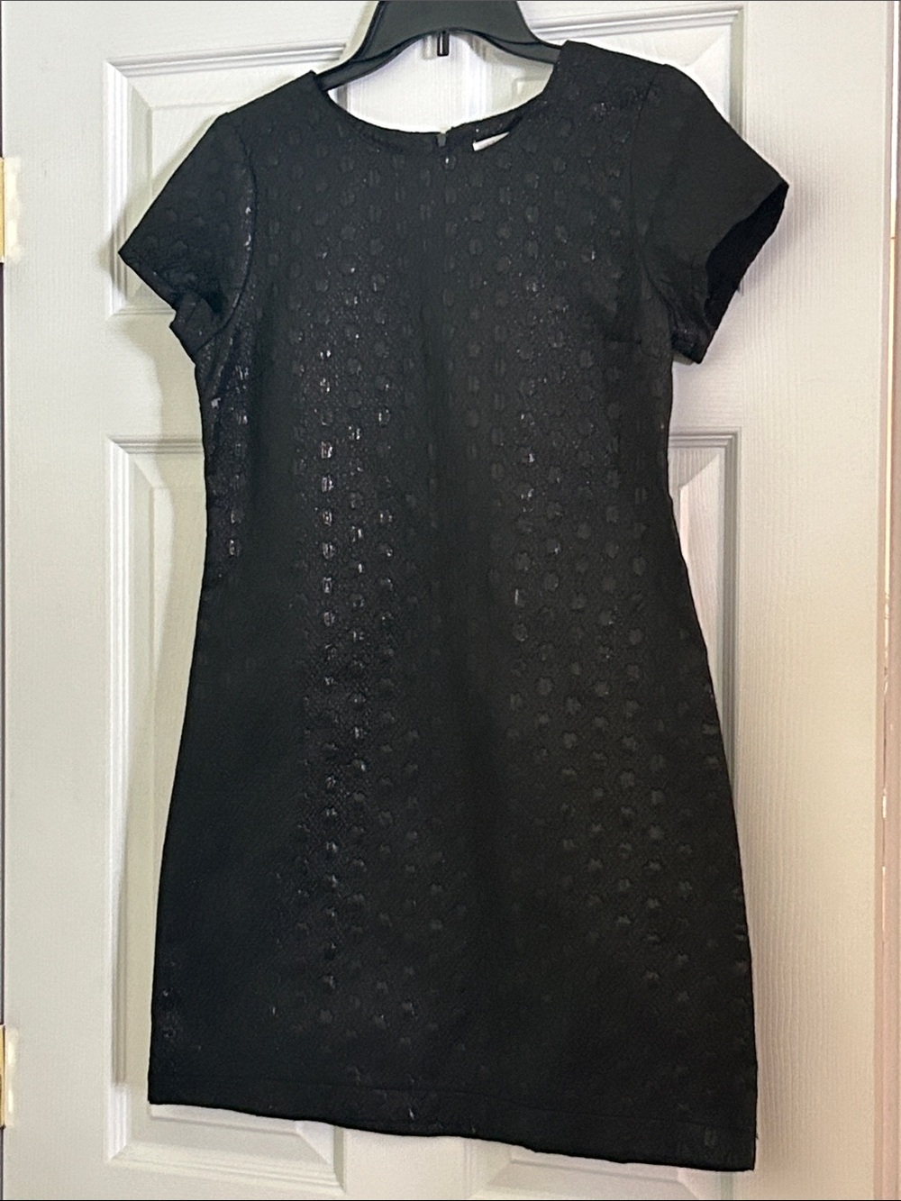 Xhilaration Black Short Sleeve Shift Dress